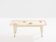 Maurice Jallot coffee table, painted oak with bird decorations, 1930.