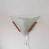 Glass wall lamp, 1980s