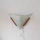 Glass wall lamp, 1980s