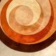 Vintage Bauhaus round rug