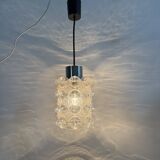 Large Bubble Glass Pendant by Helena Tynell for Limburg, Germany, 1970s