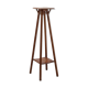 Art Deco tall oak wooden console or pedestal, France 1920s