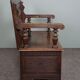 Entrance bench and decorated wooden table valve bench
