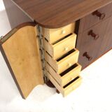 Scandinavian mahogany chest of drawers, Swedish modern, Sweden, 1940