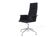 Conference chair, Brunner, with textile cover, black, chrome