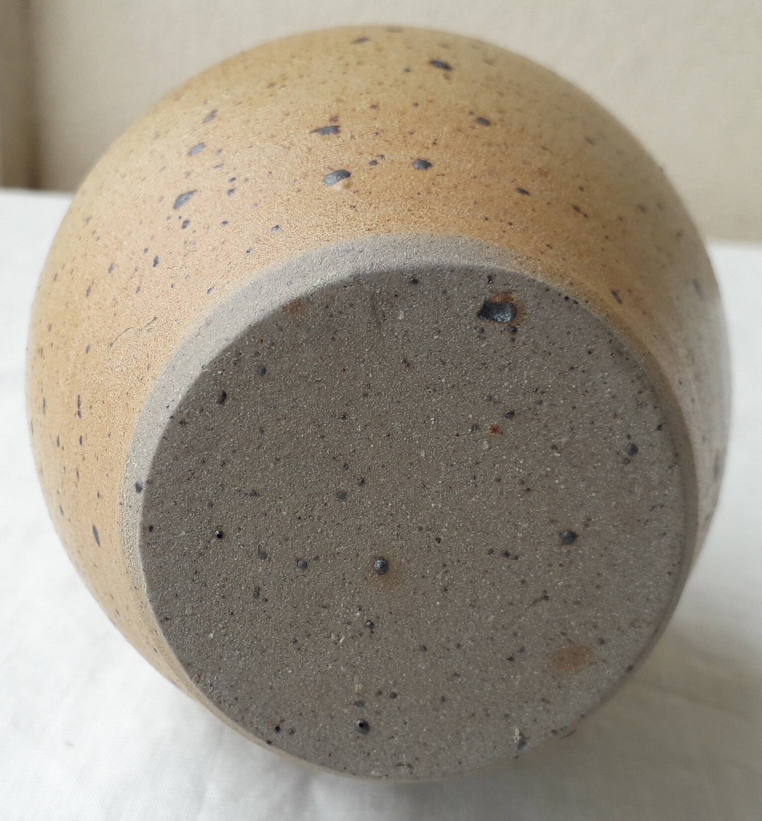 Pyrite stone vase