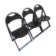 Lot of 3 folding chairs tunaet b751