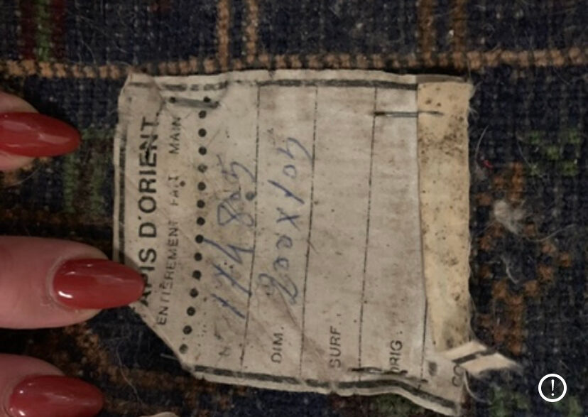 Old oriental carpets