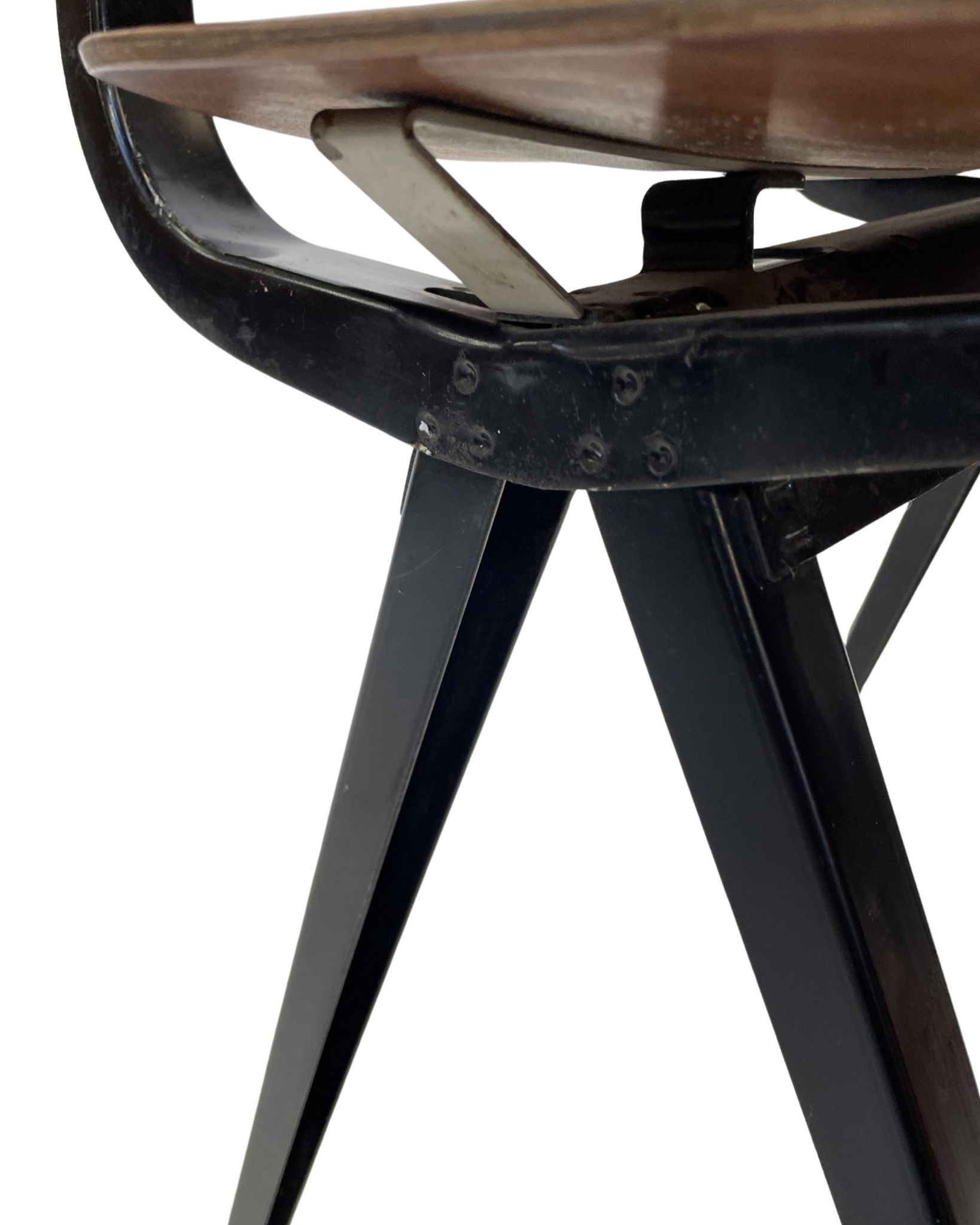 Result Chair by Friso Kramer for Ahrend De Cirkel, 1970 in black