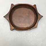 Artisanal wooden dish