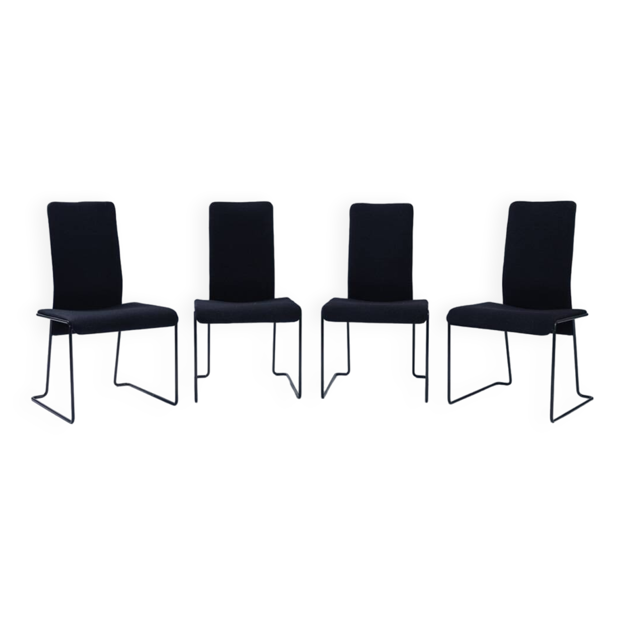 Chaises postmodernes hollandaises Walter Antonis pour Hennie de Jong, années 1980