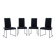 Chaises postmodernes hollandaises Walter Antonis pour Hennie de Jong, années 1980