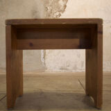 Series of eight stools Les Arcs Charlotte Perriand