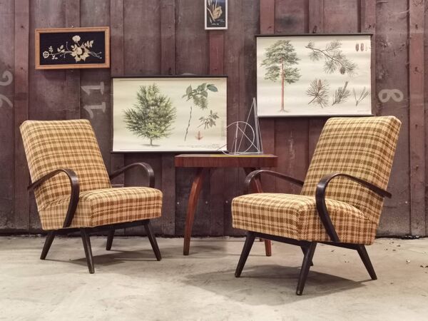 paire De Fauteuils Jaroslav Smidek Modèle 6952