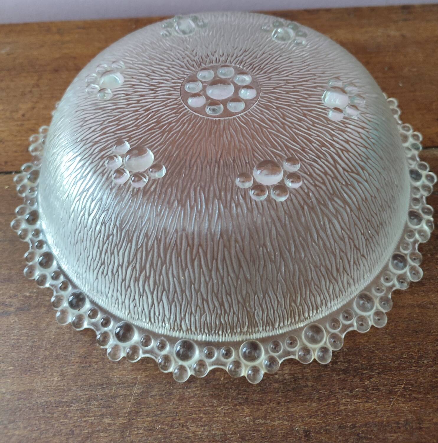 Masserini Barocco glass salad bowl