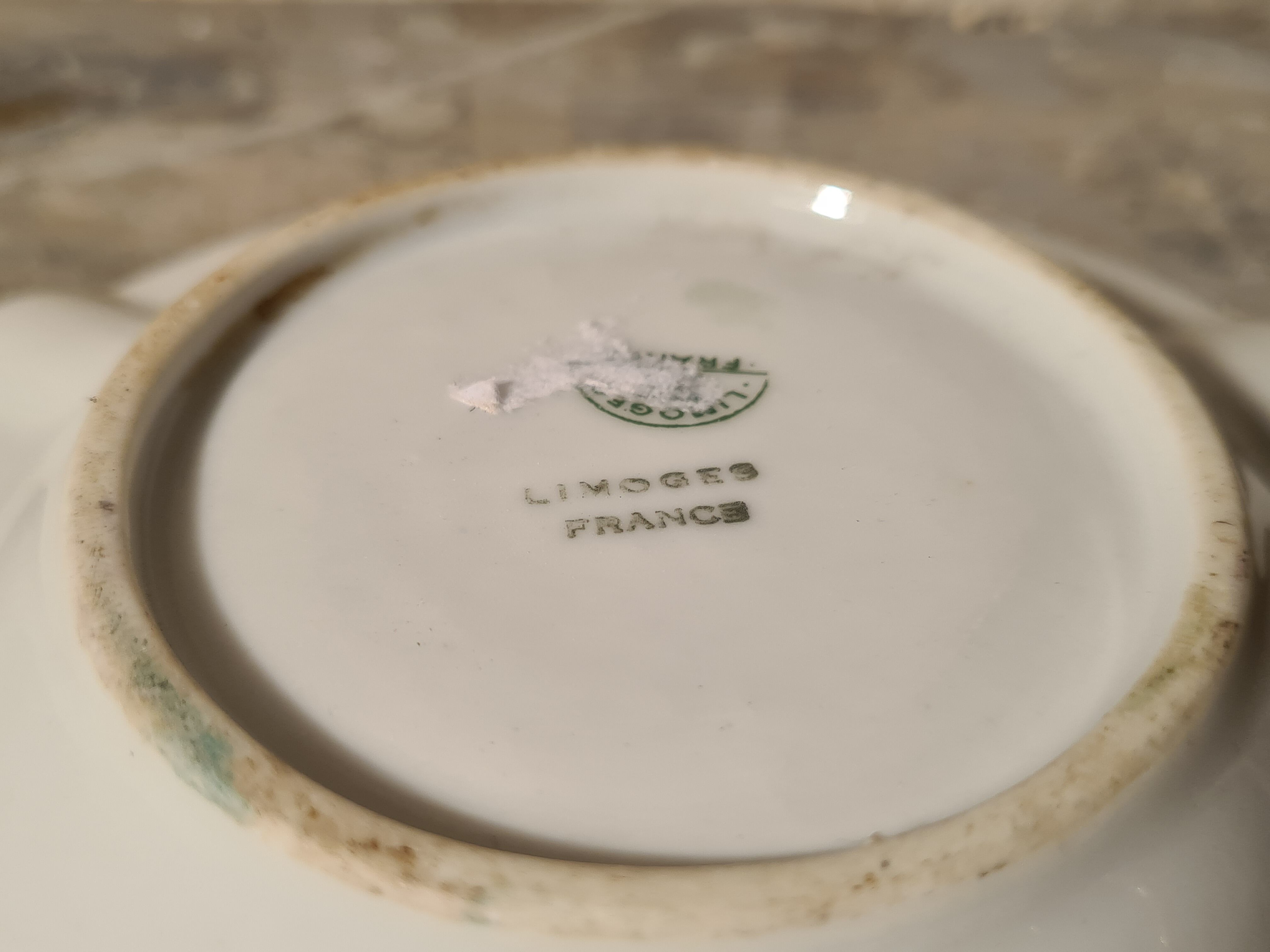 Porcelain ashtray