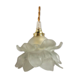 Lampe baladeuse rose en verre