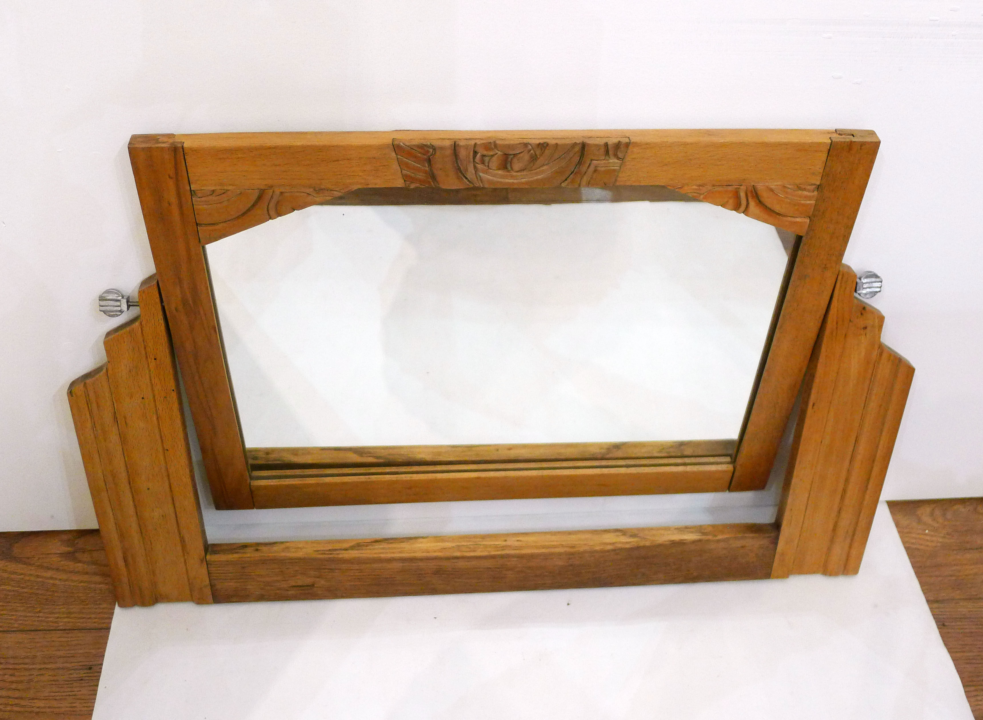 Art Deco dressing table mirror 60x39cm