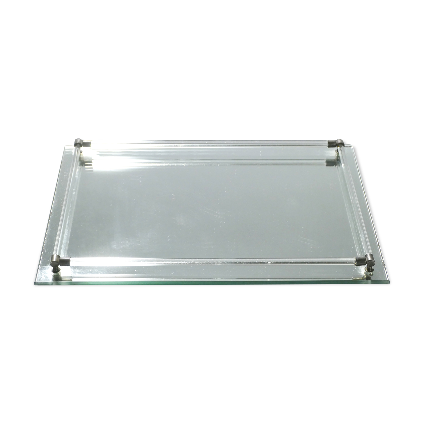 Plateau art déco miroir années 40