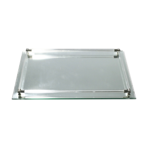 plateau art déco miroir