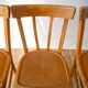 Set of 4 bentwood bistro chairs signed luterma 1950