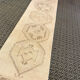 Handmade pastel faded long runner