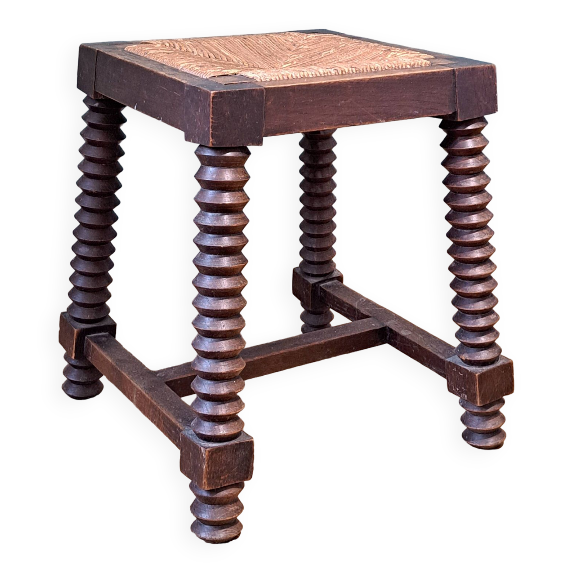 Arts and crafts square stool