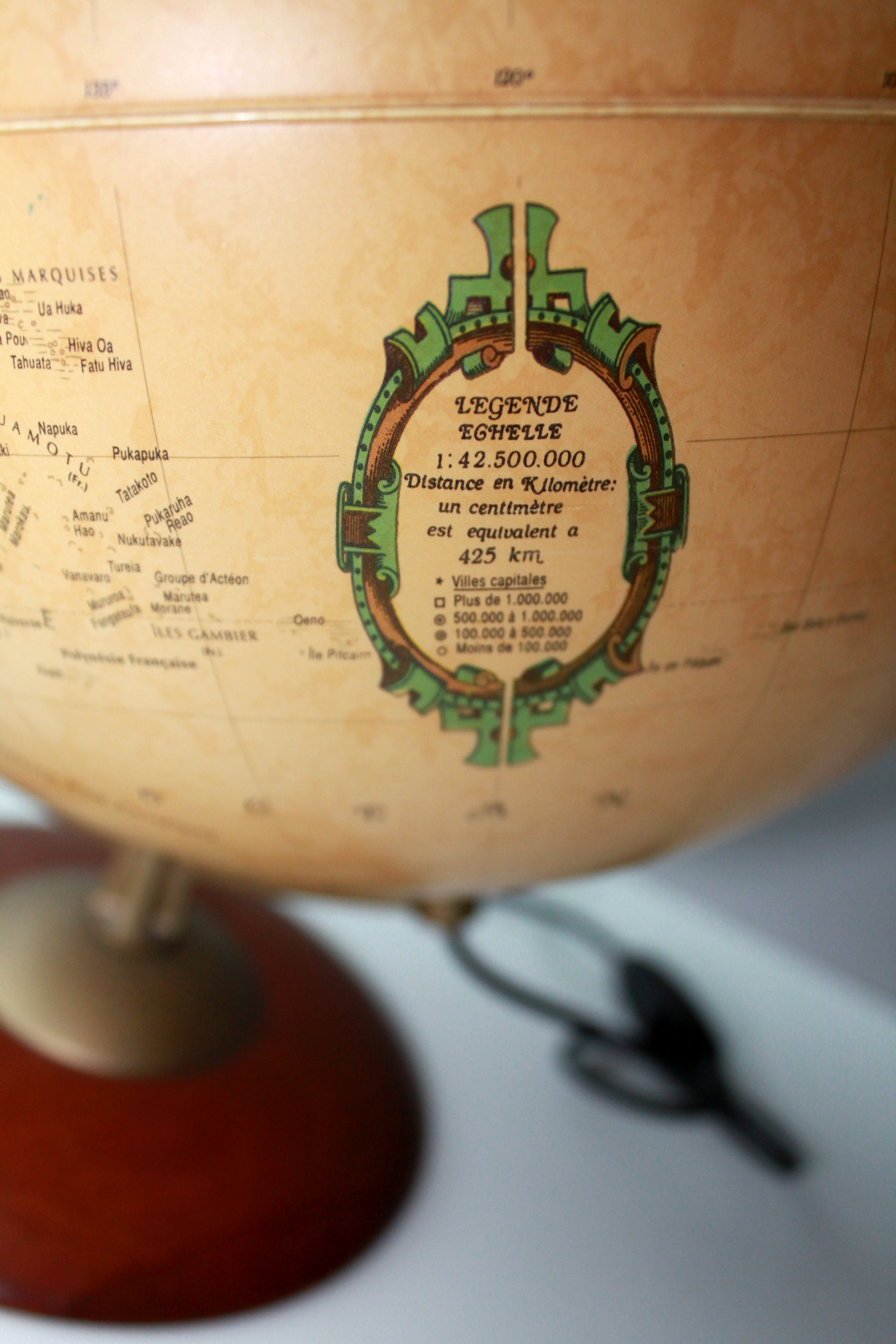 Nova Rico Light Globe, Ancient Globe series.