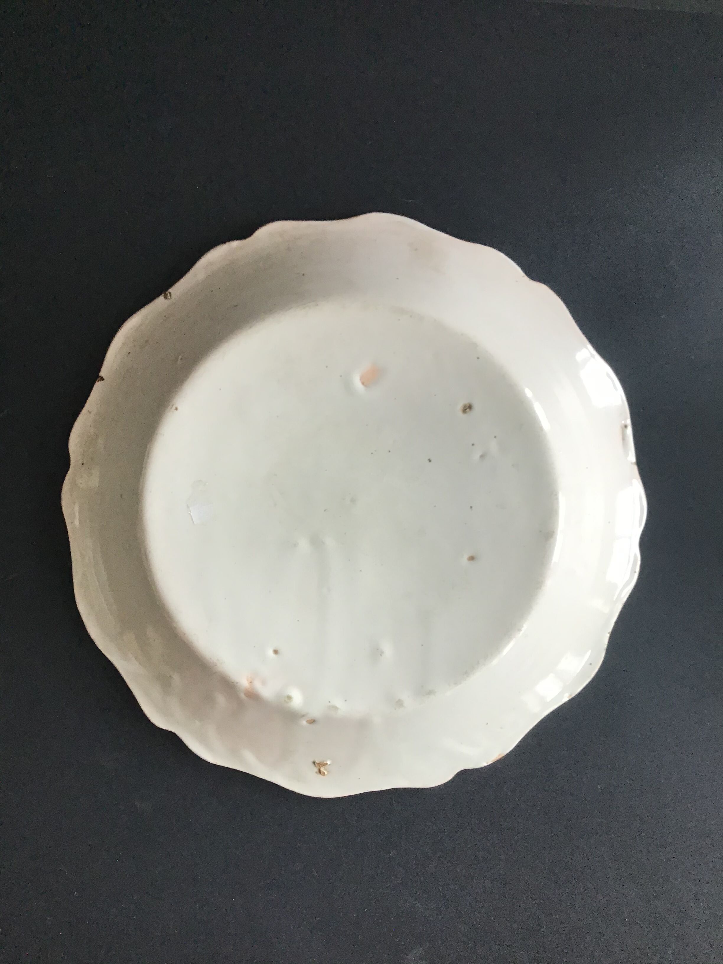 Assiette faïence XIXeme Nevers