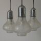 Cascade lamp with 3 glass and chrome shades by WILA, 1960s, Germany