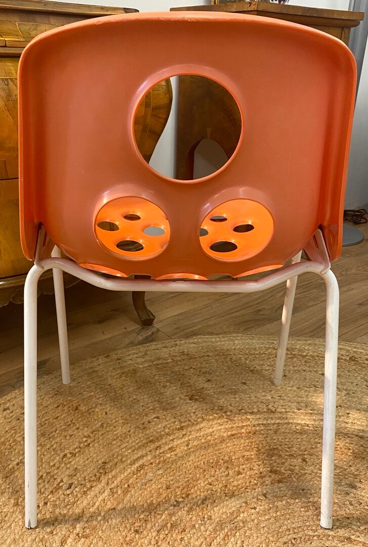 Set de 4 chaises vintage par M. Paris pour Sicopal 1972