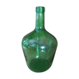 Dame jeanne vert foncé bonbonne touque bouteille ancienne vintage dp0521008