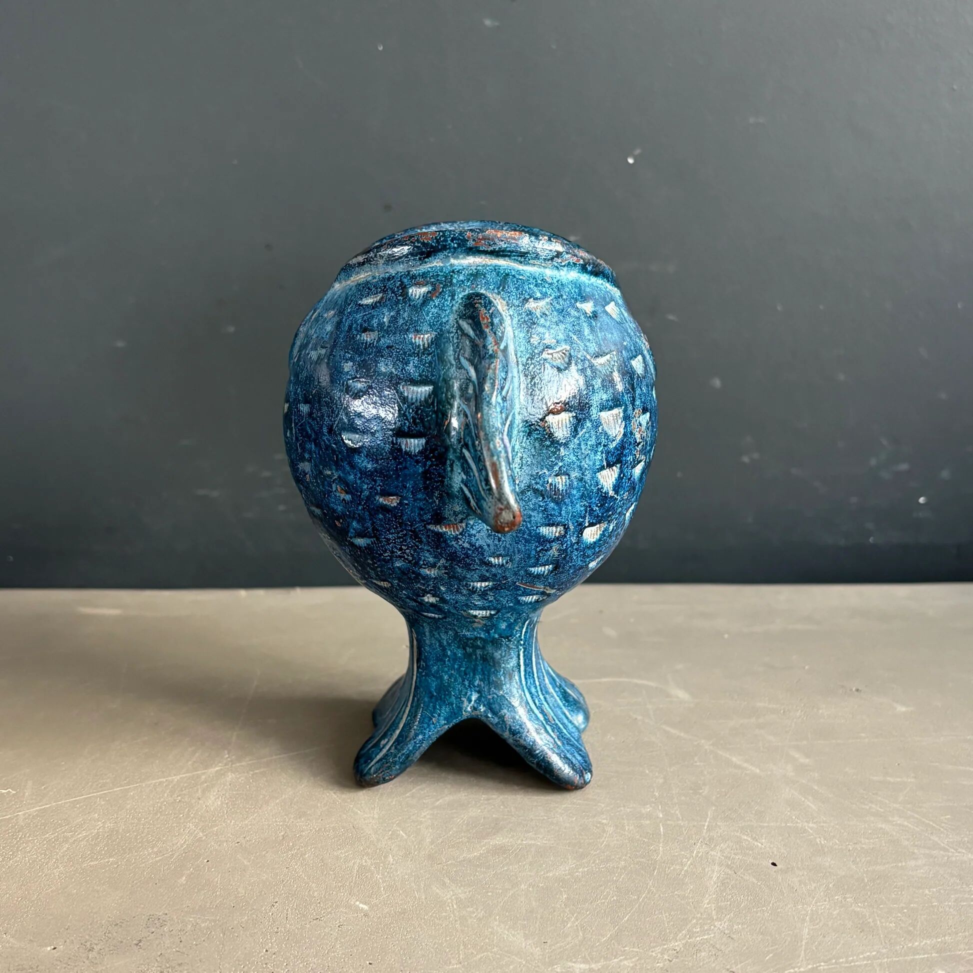 Vase - vintage ceramic fish ashtray
