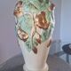 Antique Burmantofts Faience vase – England – relief floral decoration
