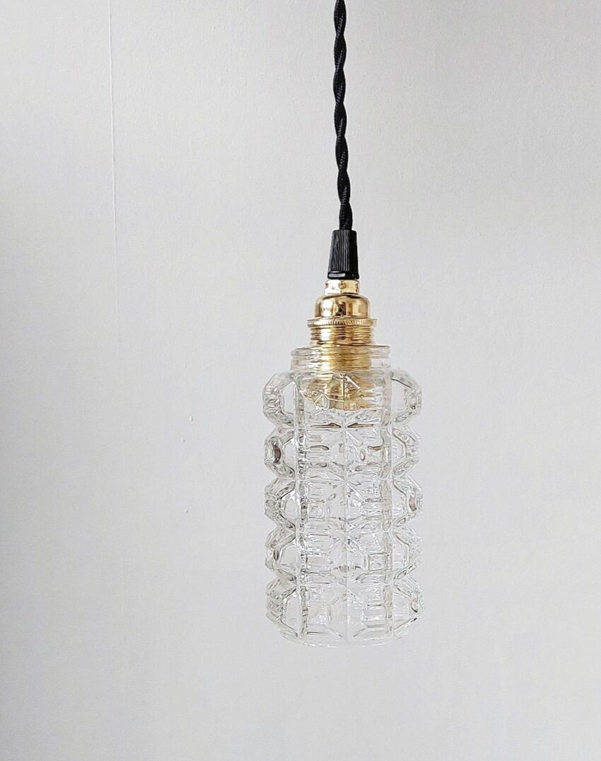 Baladeuse vintage transparente