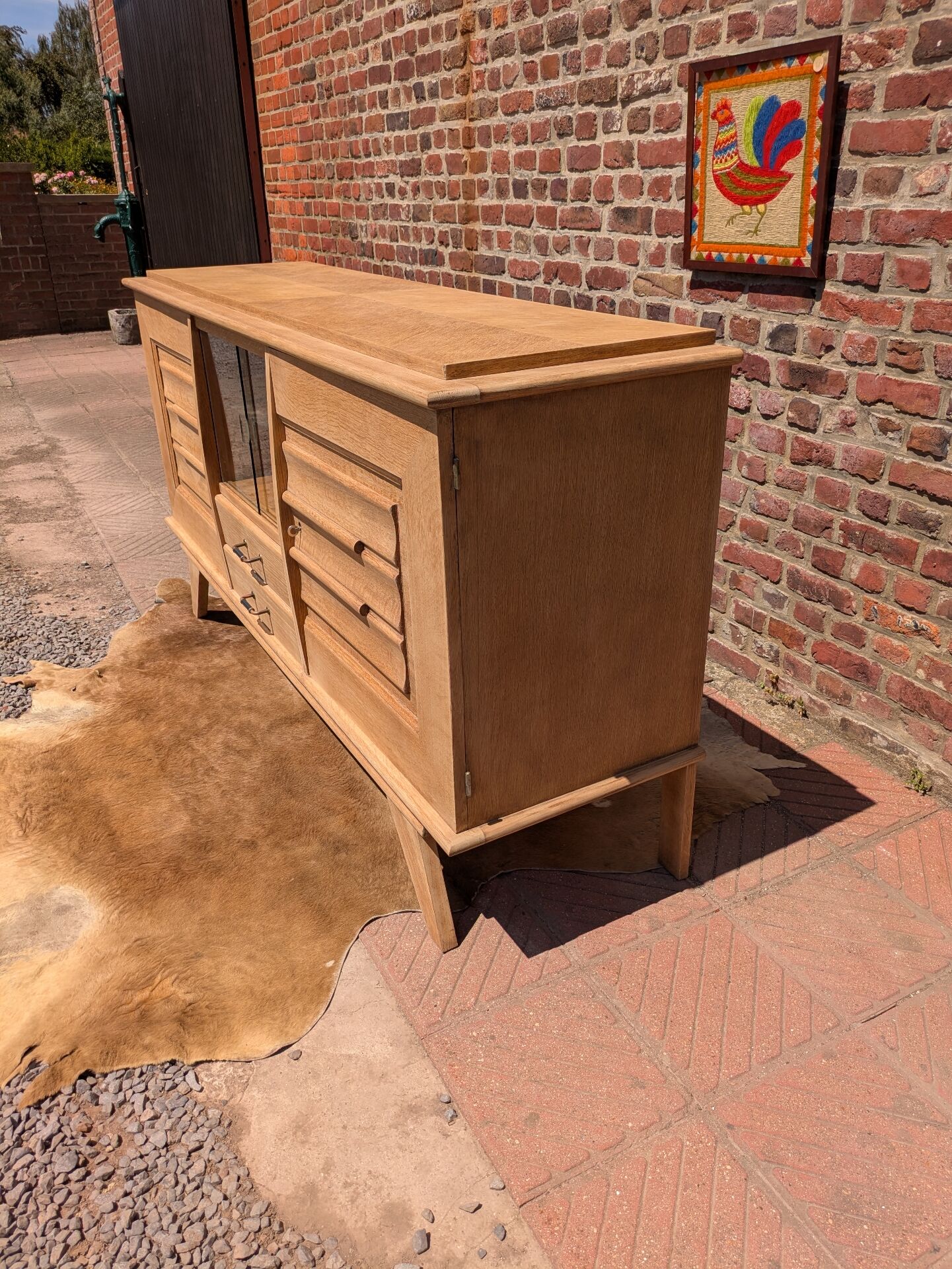 Vintage oak sideboard