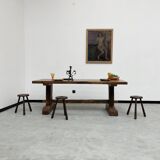 Monastery farm table in oak 1900