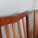 Lot of 6 Gplan teak wood armchairs vintage 1970s dining room scan.