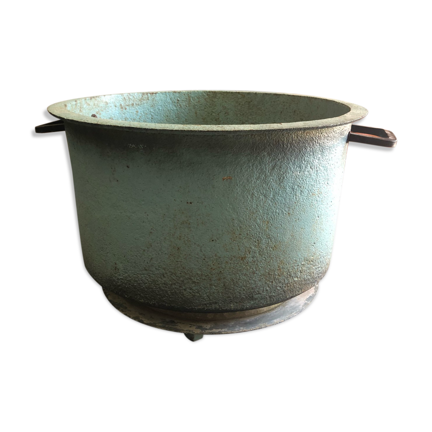 Cast iron planter pot