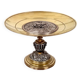 Centre de table sur piédouche en bronze