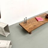 Solid oak coffee table, 1950s