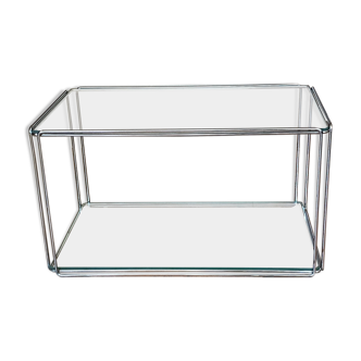Max Sauze design table, rectangular bedside model, published by Isocèle