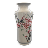 Porcelain cherry blossom vase