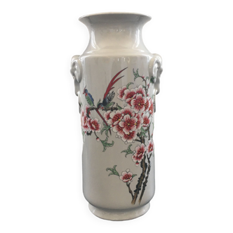 Porcelain cherry blossom vase