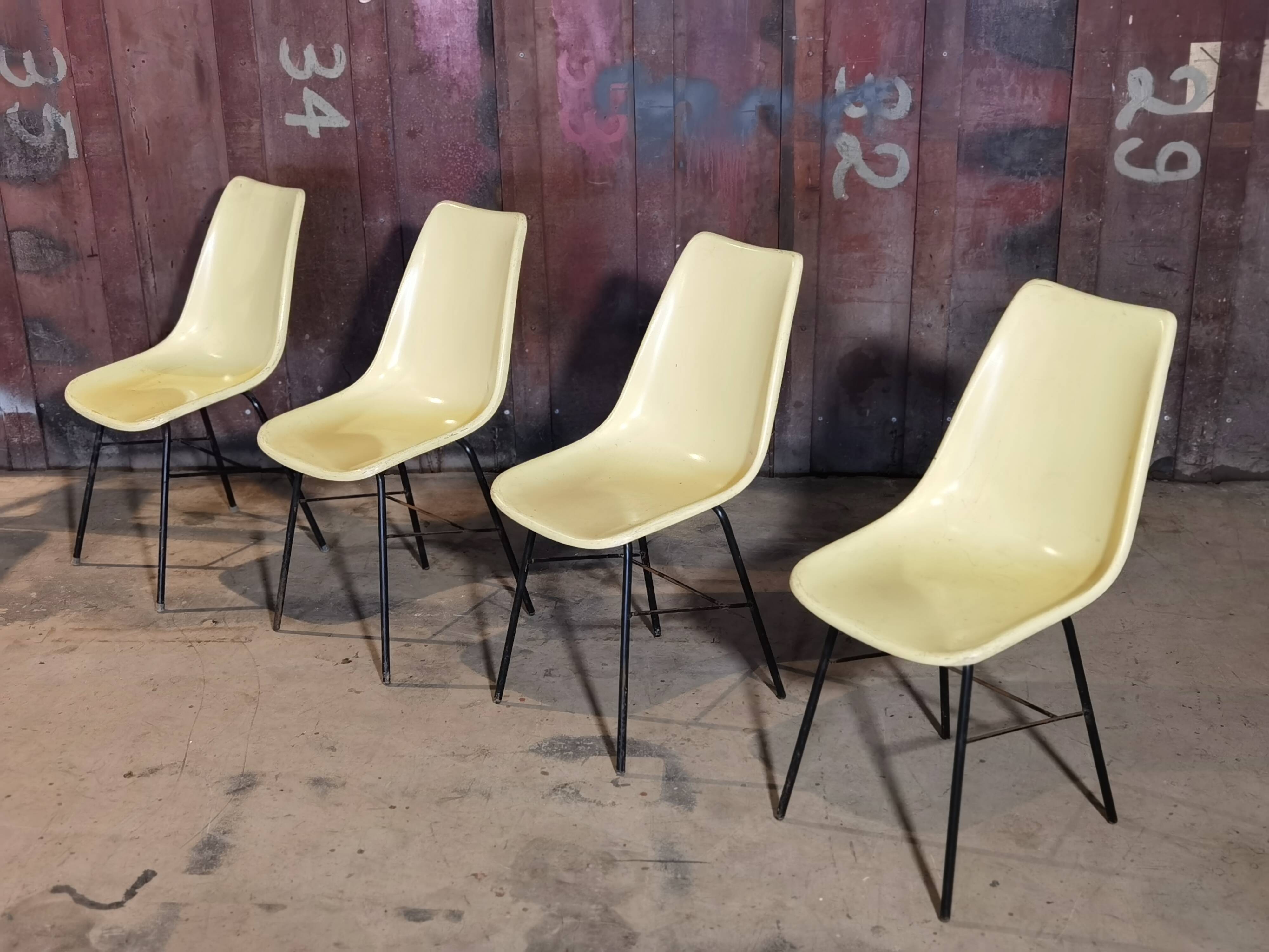 Lot de 8 chaises par Miroslav Navràtil pour Vertex