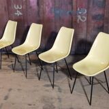 Set of 8 chairs by Miroslav Navràtil for Vertex