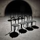Ensemble de 8 chaises de salle à manger postmodernes par Samo, 1980