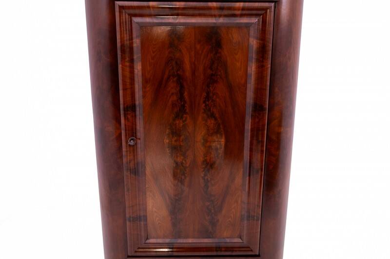 Antique corner chest of drawers, Northern Europe, circa 1880. After renovation.