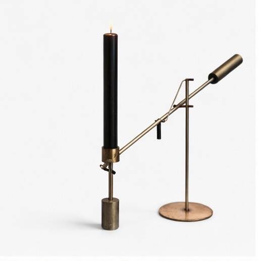 Kinetic Sculptural Candle Holder in Limited Edition (612/999) — Modern Era