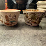 2 tea cups, late 19th century, Sigouin